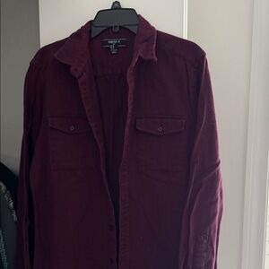 Project 62 Men's Deep Red Shirt Jacket